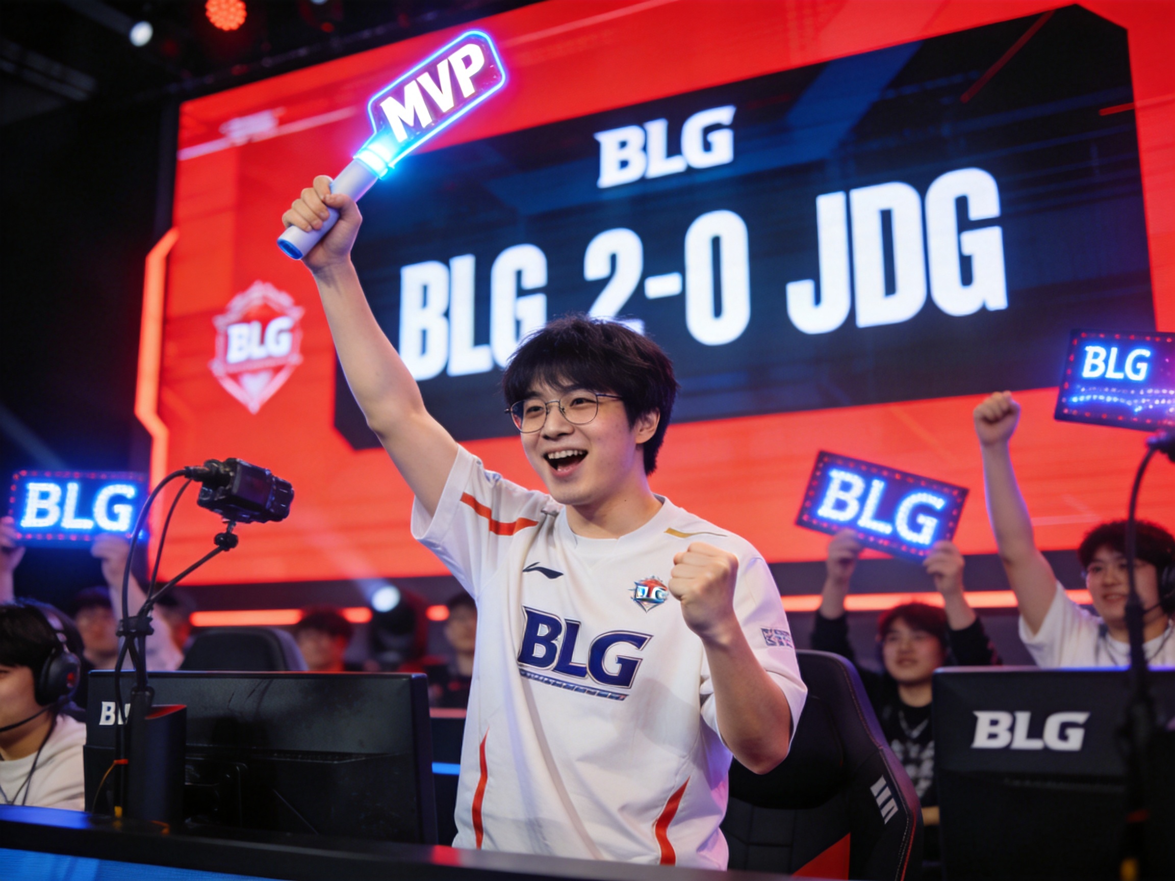 电竞比赛 LPL春季赛 BLG战胜JDG